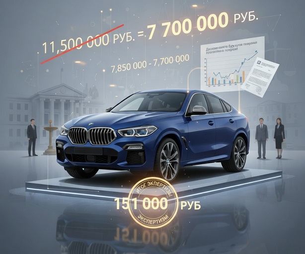 Оценка автомобиля BMW X6 в деле о банкротстве