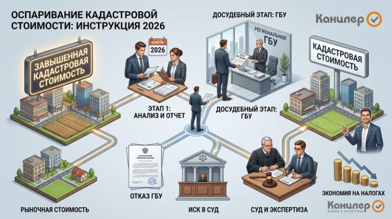 Оспаривание кадастровой стоимости недвижимости в 2026 году: пошаговая инструкция для собственника